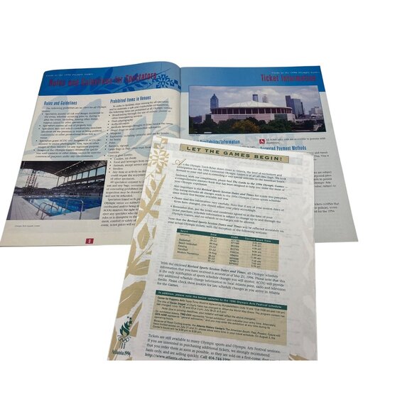 1996 Atlanta Olympics Staff Leadership Handbook + Guide & Catalog Lot Set - Picture 8 of 11
